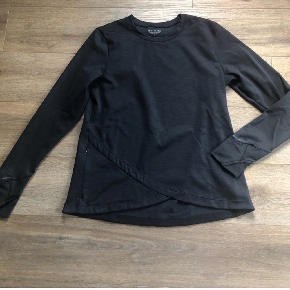 Athleta fleece lined winter top